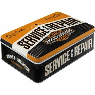 Cutie metalica plata Harley-Davidson Service  Reparatii
