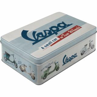 Cutie metalica plata Vespa Model Chart - Diagrama cu modele