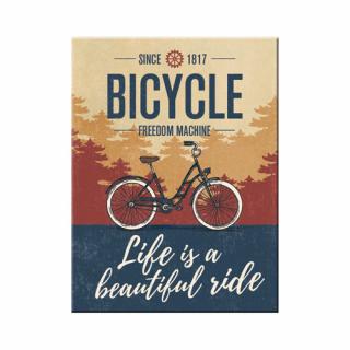 Magnet 6x8 cm Bicycle - Beautiful Ride - Bicicleta - o plimbare minunata
