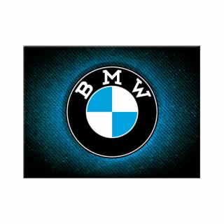 Magnet 6x8 cm BMW - Logo Blue Shine - Sigla pe Albastru lucios