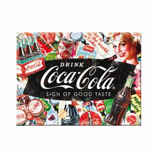 Magnet 6x8 cm Coca-Cola - Collage -Colaj