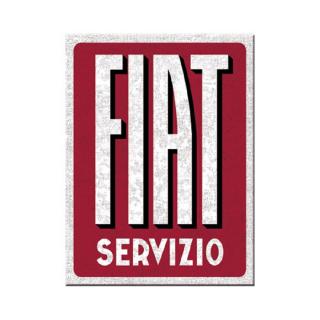 Magnet 6x8 cm Fiat - Servizio - Service Fiat