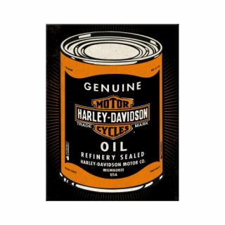 Magnet 6x8 cm Harley-Davidson Oilcan - Butoi de ulei
