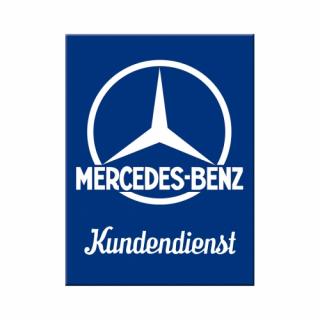Magnet 6x8 cm Mercedes-Benz Kundendinst - Receptie Clienti
