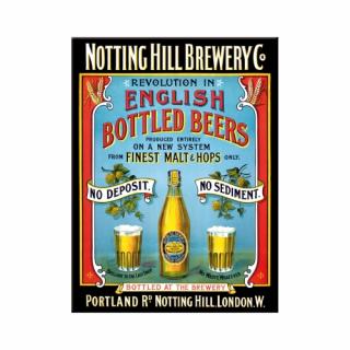 Magnet 6x8 cm Nottting Hill Brewery - Beraria Dealul Notting