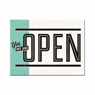 Magnet 6x8 cm Open - Deschis