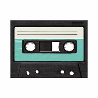 Magnet 6x8 cm Retro - Cassette Tape - Caseta