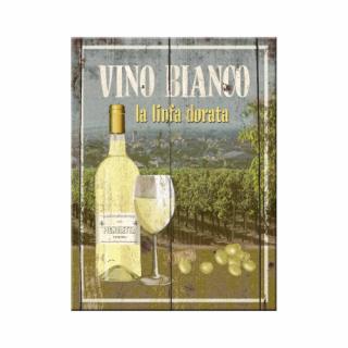 Magnet 6x8 cm Vino Bianco - Vin Alb
