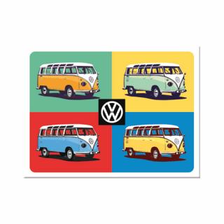 Magnet 6x8 cm VW Bulli - Pop Art