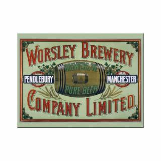 Magnet 6x8 cm Worsley Brewery - Beraria Worsley