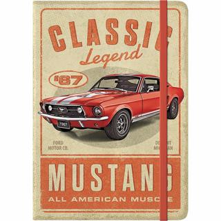 Notebook Ford Mustang - Classic Legend - Legenda Clasica