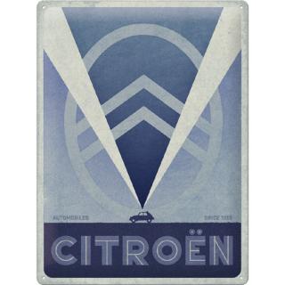 Placa 30x40 Citroen - 2CV Logo Albastru