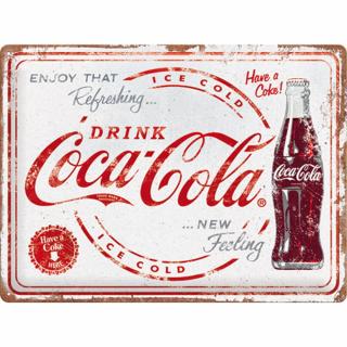 Placa decor 30x40 Coca-Cola Sentiment nou si racoritor