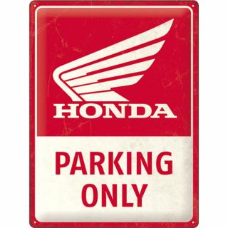 Placa decor 30x40 Honda MC - Parking Only - Parcare doar pentru Honda