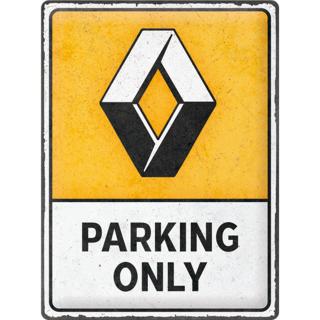 Placa decor 30x40 Renault Parking Only