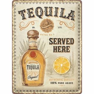 Placa decor 30x40 Tequila Served Here - Tequila Servita aici