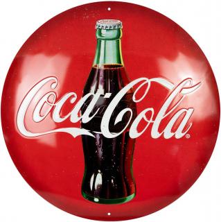 Placa decor 35cm Coca-Cola