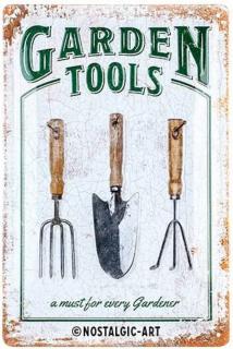 Placa decor metalica 20x30 Garden Tools - Unelte de gradina