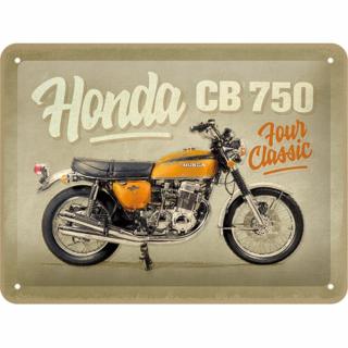 Placa metalica 15x20 Honda MC - CB750