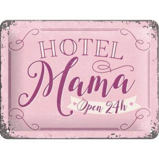 Placa metalica 15X20 Hotel Mama