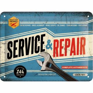 Placa metalica 15X20 Service  Repair