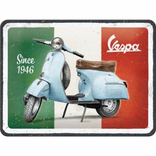 Placa metalica 15x20 Vespa - inca din 1946