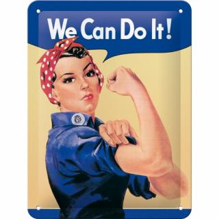 Placa metalica 15X20 We can do it! - Putem sa o facem!