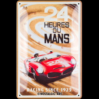 Placa metalica 20x30 24h Le Mans - Red Car 1963 - Masina Rosie 1963