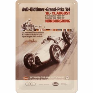 Placa metalica 20X30 Audi AvD Oldtimer Grand Prix