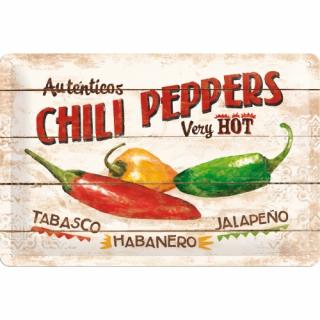 Placa metalica 20X30 Chili Peppers - Ardei Iuti