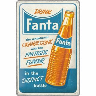 Placa metalica 20x30 Fanta - Sensational Orange Drink - Bautura senzationala de portocale