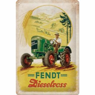 Placa metalica 20x30 Fendt - Dieselross