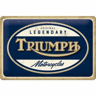 Placa metalica 20x30 Triumph - Legendary Motorcycles - Motociclete Legendare