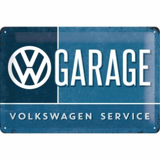Placa metalica 20X30 Volkswagen Garage