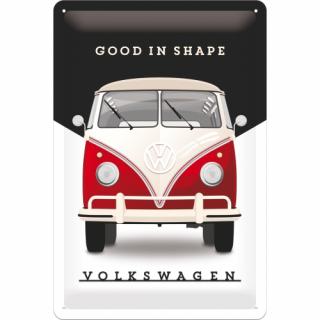 Placa metalica 20X30 Volkswagen - Good In Shape - Forma Buna