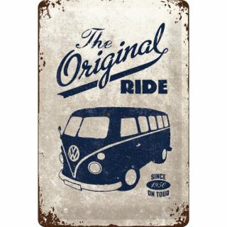 Placa metalica 20X30 Volkswagen - Original Ride - Masina Autentica