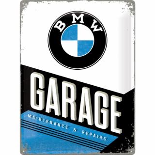 Placa metalica 30X40 BMW-Garage