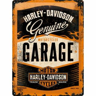Placa metalica 30X40 Harley-Davidson Garage - Garaj