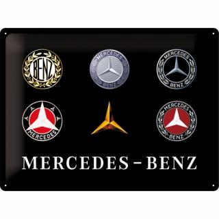 Placa metalica 30x40 Mercedes-Benz Logo Evolution - Evolutia Siglei