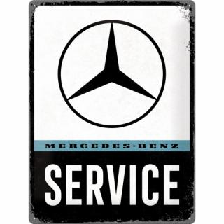 Placa metalica 30x40 Mercedes-Benz Service