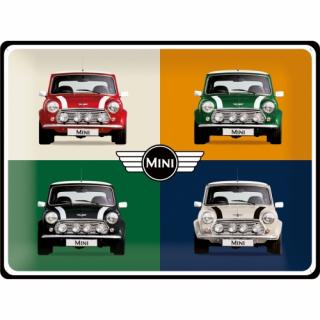 Placa metalica 30X40 Mini-4 Masini Pop Art