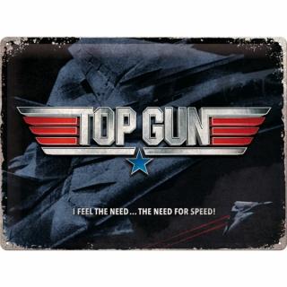 Placa metalica 30X40 Top Gun - The Need for Speed - Nevoia de viteza