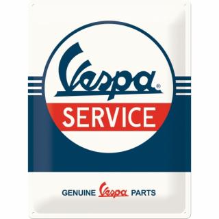 Placa metalica 30x40 Vespa - Service