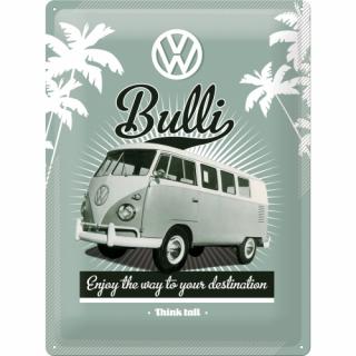 Placa metalica 30X40 Volkswagen - Bulli