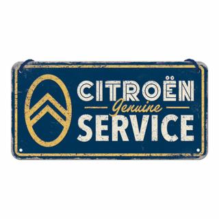 Placa metalica cu snur 10x20 Citroen - Service Autentic
