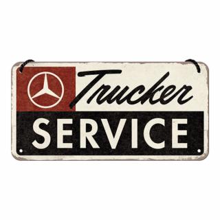Placa metalica cu snur 10x20 Daimler Truck - Service camioane