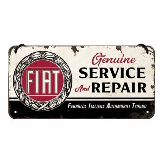 Placa metalica cu snur 10x20 Fiat - Service  Reparatii