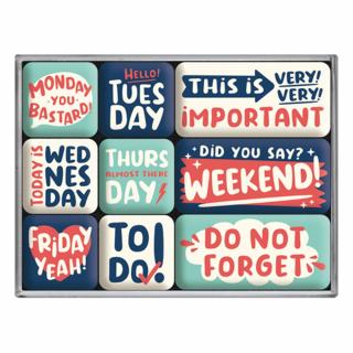 Set Magneti Happy Week - Saptamana Fericita