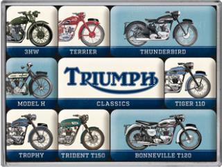 Set magneti Triumph - Model Chart - Diagrama cu modele