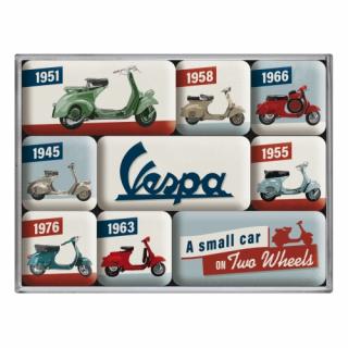 Set magneti Vespa Model Chart - Diagrama cu modele